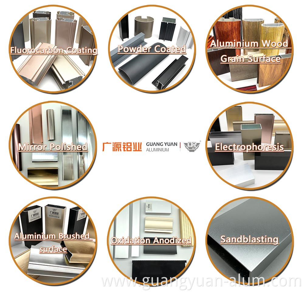 Guangyuan Aluminum Co., Ltd Aluminum Glass Balcony Railings Aluminium Glass Railing Section Grey Tinted Glass Balustrade